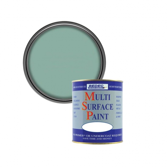 Bedec Multi Surface Paint Soft Satin 750ml - Evergreen
